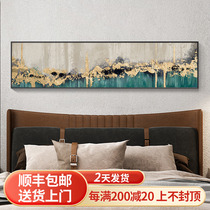 Modern Minimalist Bedroom Decoration Painting Bedside Wall Painting Banners Hotel Room Hanging Painting Orange Living-room Abstract Oil Painting