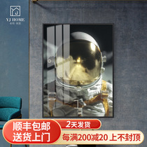 Roaming Space Entrance Home Xuanguan Decoration Painting Living Room Background Wall Figure Hung Painting Nordic Wind Room Creative Art Painting