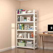 Nicely Simple Bookshelf Home Floor Shelving Iron Art Storage Rack Living-room Book Containing Finishing Shelf Bookcase
