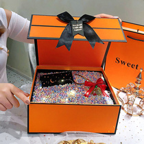 Gift box Large king-size box Net celebrity birthday empty box Girl hand gift box Couple high-end packaging box