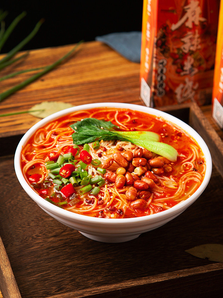 【喜拱门】速食麻辣米线175g*3盒_