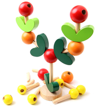 Balance - shaped tree tree childrens baby puzzle toy balance hand eye coordination smart tree piece wood
