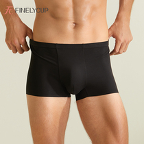 Fanyou Kapo long-staple cotton mens underwear comfortable and seamless breathable antibacterial moisture absorption mid-waist four-corner flat shorts head