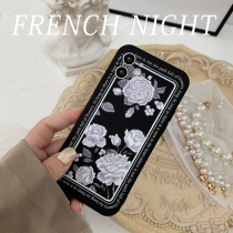 Benefit method Night colour applies Apple 13promax mobile phone shell iphone12mini retro xsmax rose xr female 8plus soft shell 7p