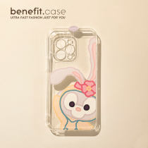 Benefit Japan-ROK cartoon with flower star Debra applies Apple 13promax mobile phone shell cartoon iphone12mini teenage girl xsmax cute xr transparent 8p