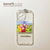 Benefit action Cartoon Strokes hand Skyline baby applies Apple 13promax mobile phone shell iphone12mini soft