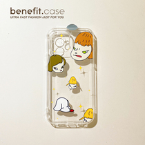 Benefit cartoon Cartoon Wind applies Apple 13promax mobile phone shell Nara beauty wise iphone12mini protective sleeve xsmax mash xr to blame 8pl