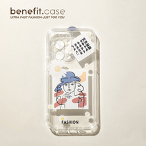 Benefit Cute Creative Change Beauty Recipes Apply Apple 13promax Mobile Phone Shell iphone12mini Soft
