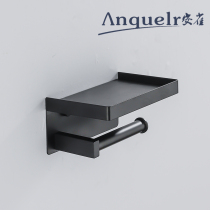 Toilet paper towel rack punch-free 304 stainless steel roll paper rack Toilet nail-free toilet paper shelf Toilet paper rack