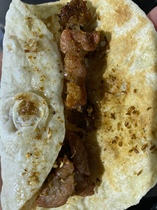 Zibo Barbecue small Pizza Breakfast Celeriaise Food Semi-finished Potatoes Bean Wire Roll Pie Pie Peel White Leather Roll Cake Snack Material