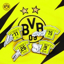 BVB多特蒙德球迷专属英雄签名系列徽章礼盒俱乐部周边四个装