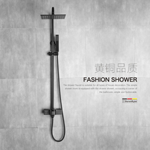 Dura Lane New Domestic Moderncity Series All Copper Household Shower Set Wall Dress