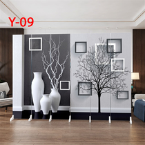 Screen partition wall living room modern simple folding mobile office home porch decoration bedroom shelter folding screen