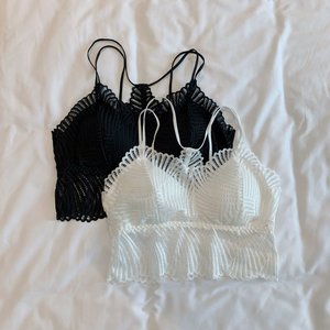 内衣女夏季薄款透气带胸垫性感蕾丝美背吊带文胸背心式高中少女