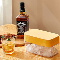 Ice tray refrigerator frozen ice cube mold household ice box large ice cube box silicone ice storage box commercial ice storage box