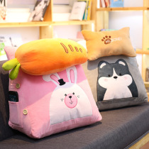 Triangle Leaning Pillow Floating Window Holding Ram Headbed Cushion Bread Backrest Pillow Toast Bed Male Student Dorm Room Student Backrest Cushion