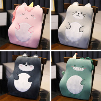 Cartoon Memory Cotton Waist Leaning Plus High Waist Ram Back Cushion Cuddle With Pillow Lunchtime Sleeping Pillow Unicorn Pillow Car Protective Waist