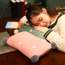 Office nap pillow girl portable small number pillow for work group Sleeping Pillow For Lunch Break Sleeping with Pillow Cushions