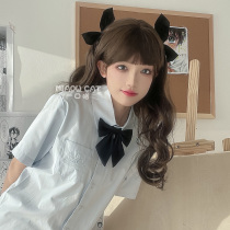 Mouthpieces Meow Wig Woman Long Curly Hair Nature 100 Lap Jk Everyday Lolita Fluffy Mesh Red Realistic Fluffy Full Headgear