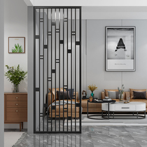 Nordic entry iron screen partition metal porch living room modern minimalist office light luxury grille hollow wall