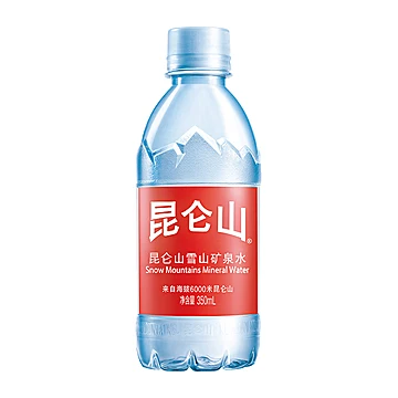 昆仑山雪山矿泉水350ml*24天然弱碱性水[29元优惠券]-寻折猪