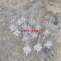 Custom plexiglass soil column instrument Soil seepage suction and leaching experiment seepage Martens bottle acrylic soil column device
