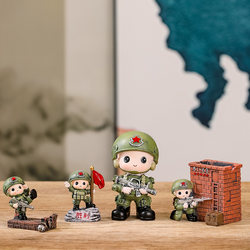 Special Forces Creative Porch Key Storage Swing Person Mobile Shelf Living Room Home Office Desktop Children's Decoration