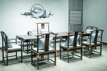 220 *80*8 Ebony large board with bracket a pair of master chairs A guest chair five pieces of tea cabinet