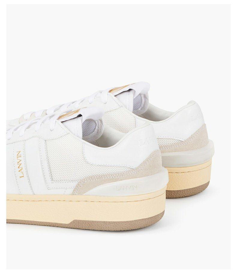 分期日均15lanvin浪凡旗舰店心动系列男士皮质clay运动德训鞋