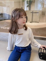 Girls cotton autumn new long sleeve T-shirt female baby base shirt children Spring and Autumn 1-7 years old Korean version of the coat tide