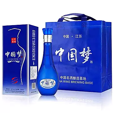 中秋必备！中国梦浓香型白酒52度500ml*6瓶[300元优惠券]-寻折猪