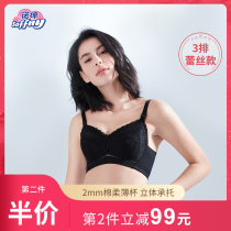 Nuomian seamless breastfeeding lace bra during pregnancy pregnant women comfortable breastfeeding after childbirth special underwear gathered and anti-sagging