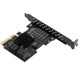 Leuten PCI-E3.0 ~ 2 포트 5- 포트 SATA3.0 확장 카드 JMB585 메인 제어 JMB582 칩 어댑터 카드 Leuten PCI-E3.0 ~ 2 포트 5- 포트 SATA3.0 확장 카드 JMB585 메인 제어 JMB582 칩 어댑터 카드