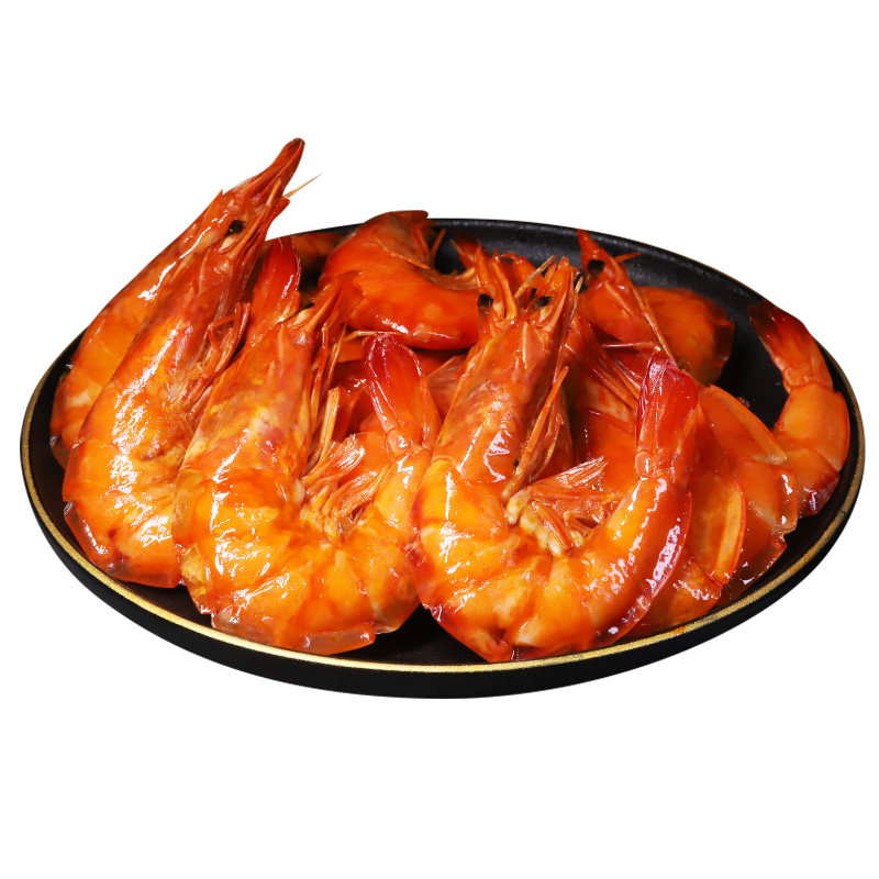 即食麻辣大虾休闲虾零食品小吃120g(热品库)
