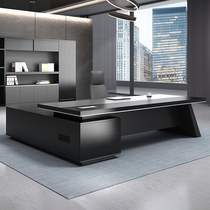 Office Furniture Atmosphere Boss Table Large Class Table Simple Modern Chairman Table Master Table Commercial Manager Table and Chair Combination