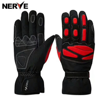 Germany NERVE height anti-chill waterproof gloves abrasion-proof and anti-fall winter warm motorcycle thickened gloves KQ008
