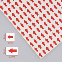 Unqualified Label Scissor Mouth Paper Sticker Production Line Material Red Right Angle 15 Sheets 6mm 8mm 10mm Defective