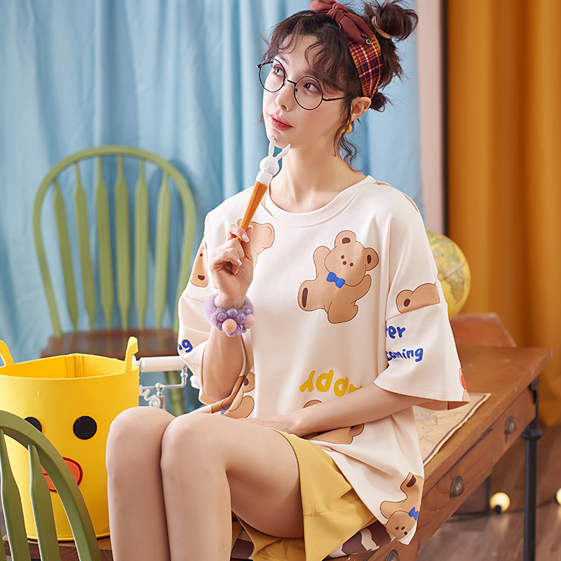 【网红新款】春夏宽松甜美睡衣-时时淘