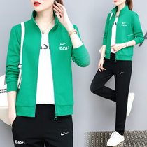 Official flagship store Official Flagship Store Casual Sportswear Suit Women 2022 New Spring Autumn Season 100 Hitch Three Sets