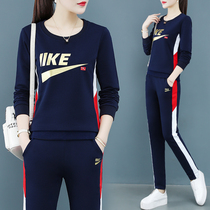 Official flagship store Official Flagship Store Casual Sportswear Suit Women Spring Autumn Season 2022 New long sleeves Two sets