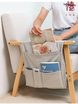 Sofa Side Hanging Bag Nordic Cloth Art Armrest Side Cashier Bag Remote Control Miscellaneous Multifunction Chair Side Day Style