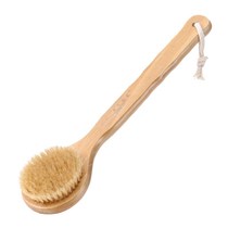 Bristle brush body natural wooden bath brush Bristle bath brush Single-sided rubbing back brush Unisex pet
