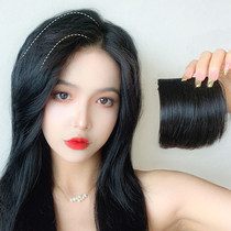 Wigg pad hair root fluffy device one-piece real hair invisible pad hair patch on both sides of the hair patch top hair replacement female