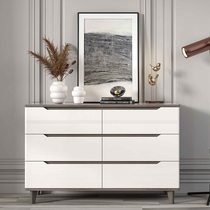 Light luxury chest multi-function locker simple fashion bedroom large capacity paint living room storage cabinet bag delivery