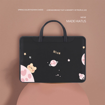 Applicable Notebook Lenovo Small New air15 Computer Bag 14 Inch Lady Handheld Apple pro16 Inch Girl Dell Deligers r900p Huawei 15 6 Good Looking Skew 13 Inches Cute