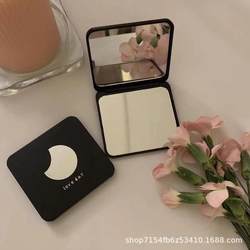 Small mirror to carry with you, mini special makeup mirror, double-sided portable student dormitory home handheld folding mirror