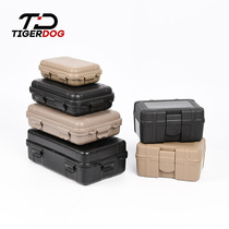 TigerDog Multi-function storage box PEQ laser flashlight ABS tactical box Equipment protection sealed storage box
