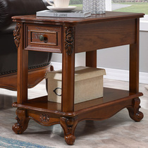 American party several table Nordic nip sofa middle side several storage cabinets light lavish rectangular solid wood corner cabinet