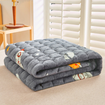 Winter warm flannel mattress soft cushion house bedroom blanket bedroom student dormitory single mattress mattress milk