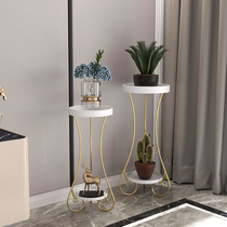 Nordic Flower Racks Indoor Minima Flower Racks Pendulum-shaped Flower Pots Shelf Living-room Multi-storey Shelving Racks Light Lavish a few